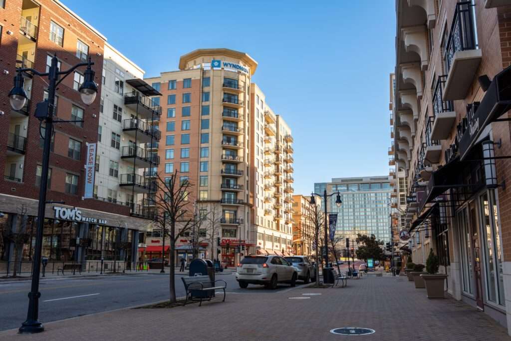 Parking near retail facilities