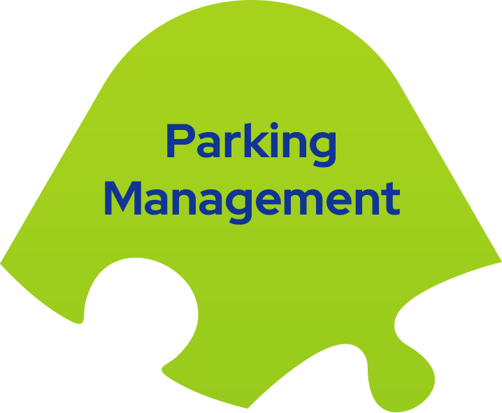 Pieza de puzzle para la gestión de aparcamientos