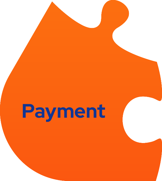 Payment puzzle piece