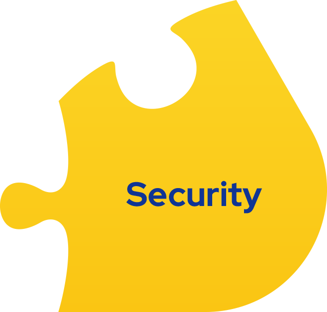 Security puzzle piece