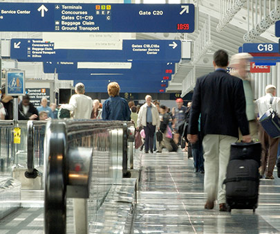 Compagnies aériennes à l'intérieur de l'aéroport